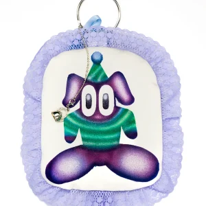 freaky little - airbrushed plushie key ring